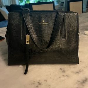 Kate spade black leather bag.